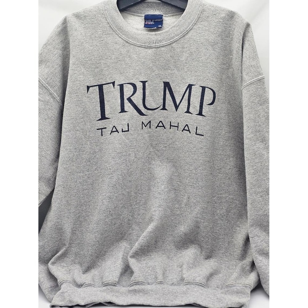 Trump Taj Mahal Pullover XL Gray Sweatshirt